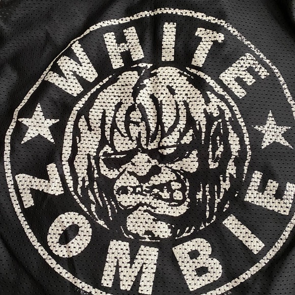 Vintage White Zombie Basketball Jersey - Picture 3 of 5